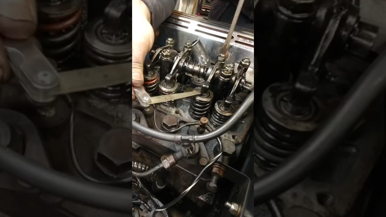 Valve adjustment engine #diesel #gasoline #motor #shortswithcamilla #automobile