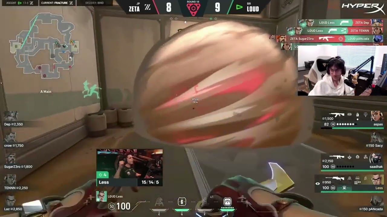 Tenz React Loud Less Insane 4k - Loud VS ZeTA
