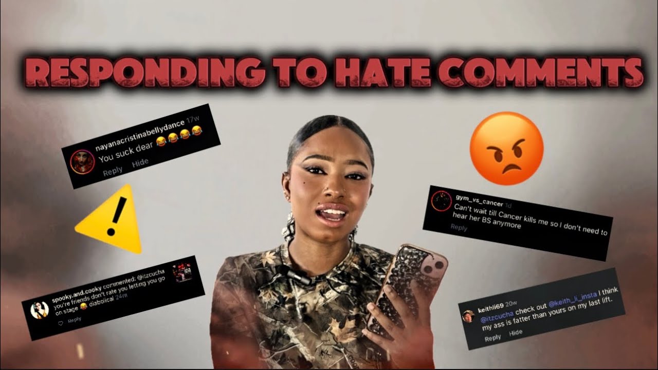 RESPONDING TO HATE COMMENTS