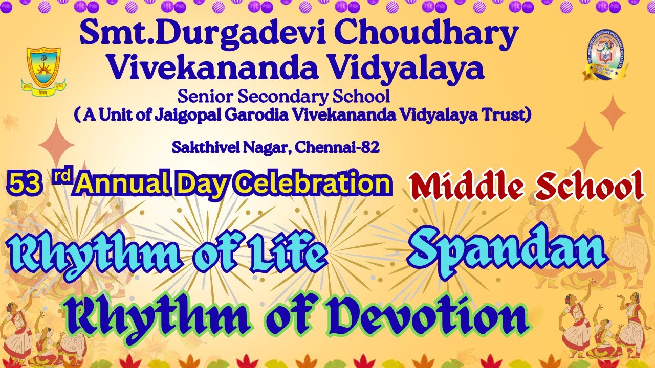 MIDDLE SCHOOL LEVEL ANNUAL DAY 2026 - RHYTHM OF DEVOTION