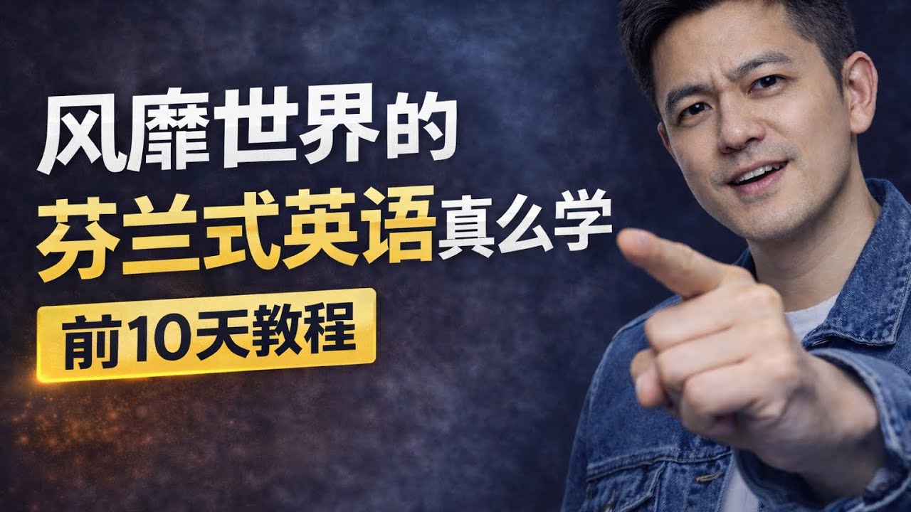 👉 30 天芬蘭式英語聽說訓練｜我帶你把前 10 天走完/Finnish Method for English Listening & Speaking