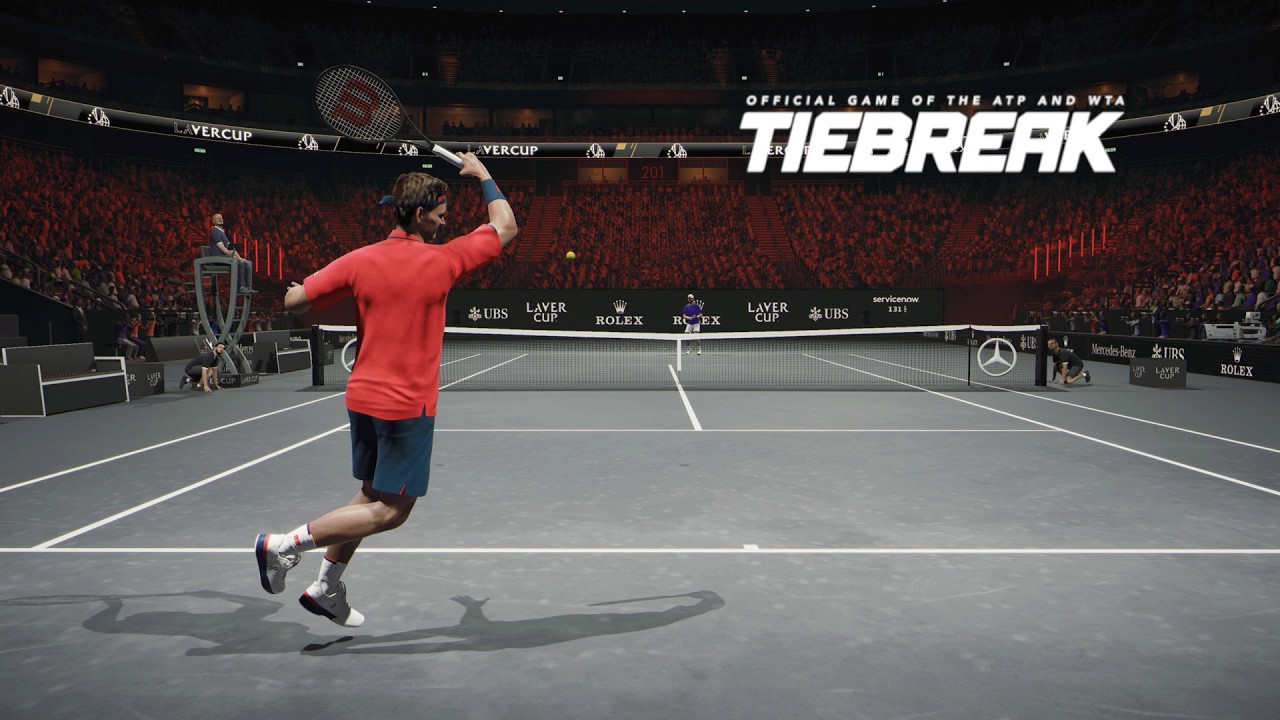 TIEBREAK - Roger Federer Vs Novak Djokovic I Laver Cup Arena I Best Of 3 Set Match I Legend AI (PS5)