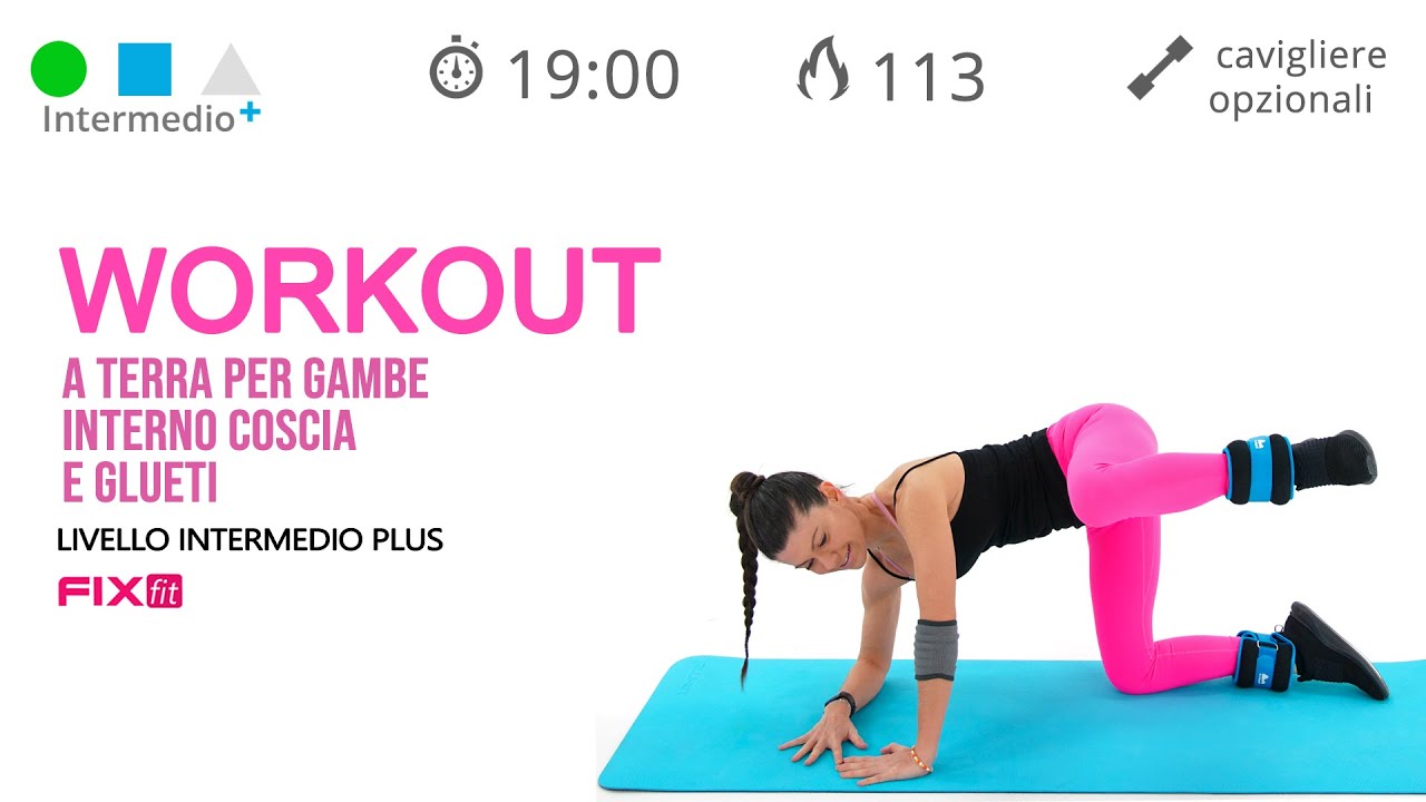 Esercizi Glutei: Allenamento Glutei E Interno Coscia Con Cavigliere