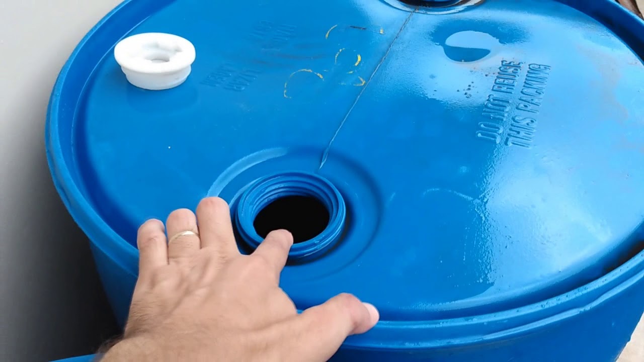 Instalando Flange em tambor de 200 sem precisar abri-lo