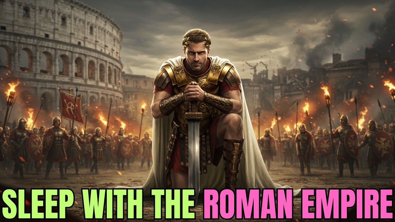 THE COMPLETE HISTORY OF THE ROMAN EMPIRE – With Rain Sounds to Sleep
