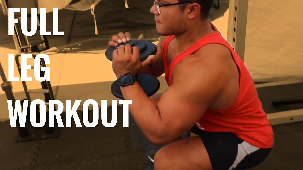 FULL DUMBBELL LEG WORKOUT FOR BEGINNERS