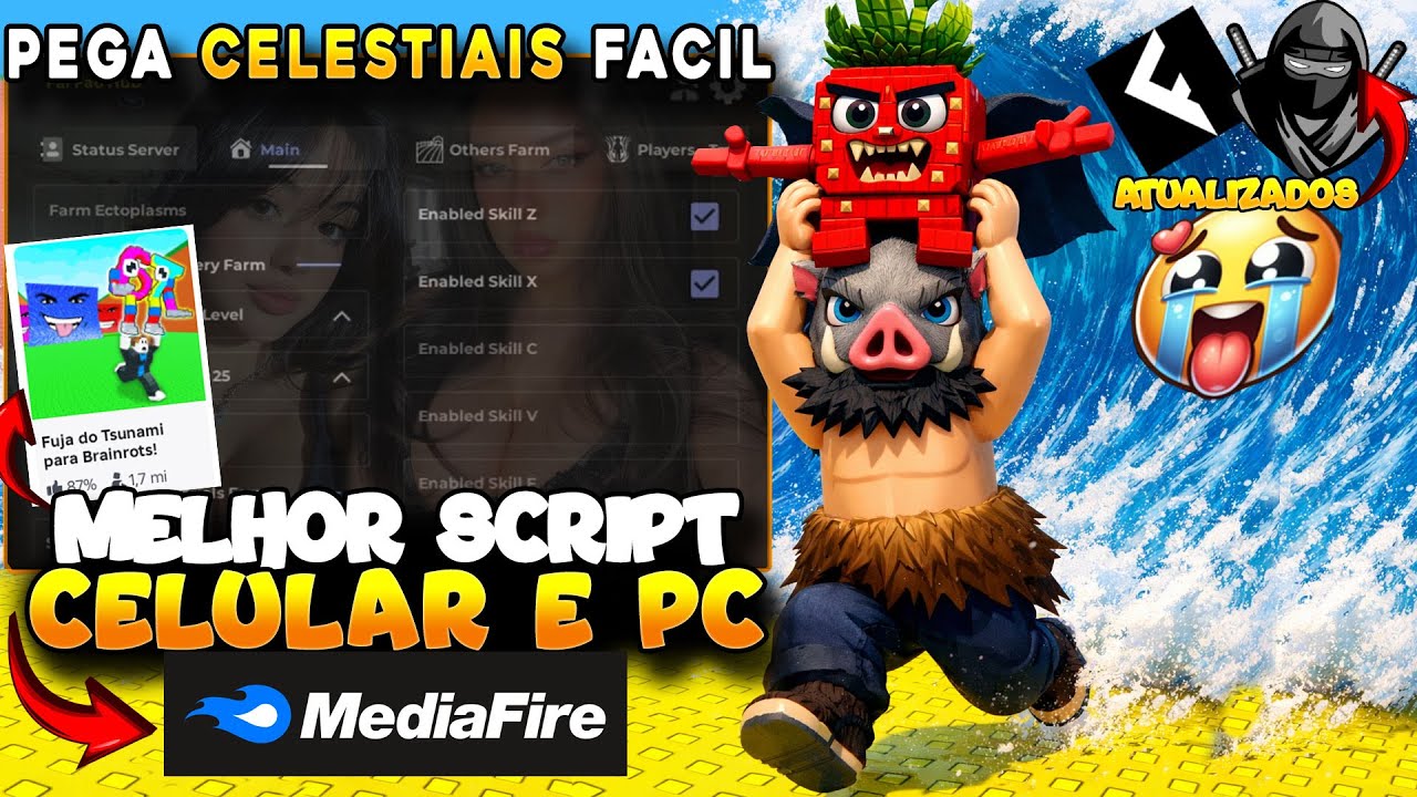 SCRIPT ESCAPE TSUNAMI 2026 (SEM KEY) | Auto Dupe, God Mode | Mobile e PC
