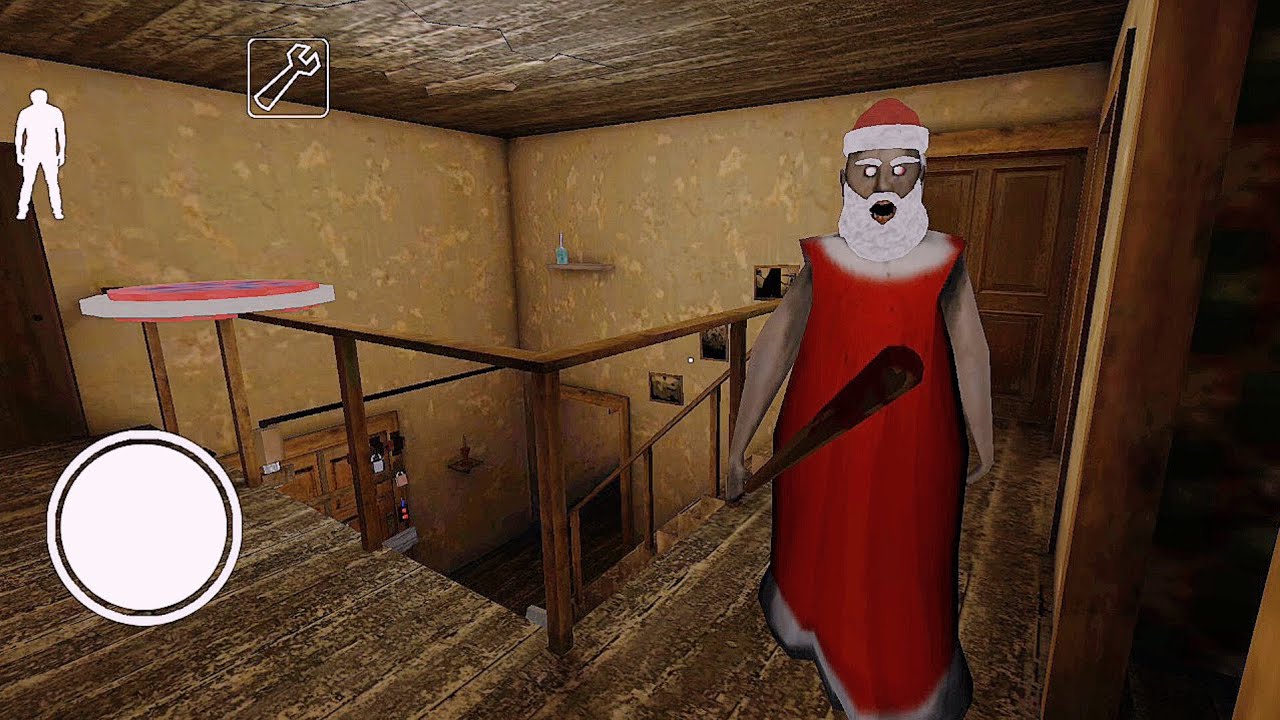 GRANNY GAME HORROR ESCAPE GAMEPLAY!GRANNY CHRISTMAS (episode 05)