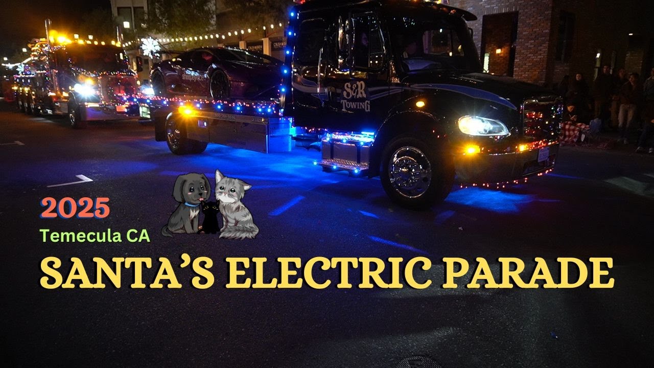 Santa's Electric Light Parade 2025 | Temecula CA