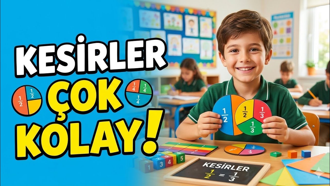 4. SINIF MATEMATİK-Kesirler 13. ve 14. Sayfalar