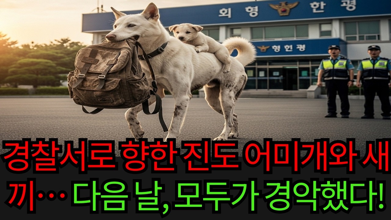 새끼를 업고 가방을 문 진도 어미개… 경찰서에 나타난 다음 날, 끔찍한 진실이 드러났다! | 감동사연 | 오디오북
