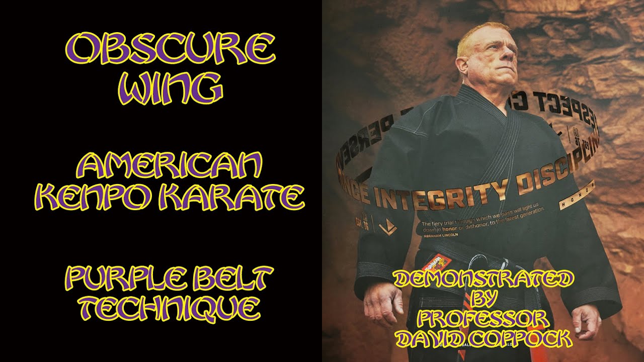 Obscure Wing  - American Kenpo Karate
