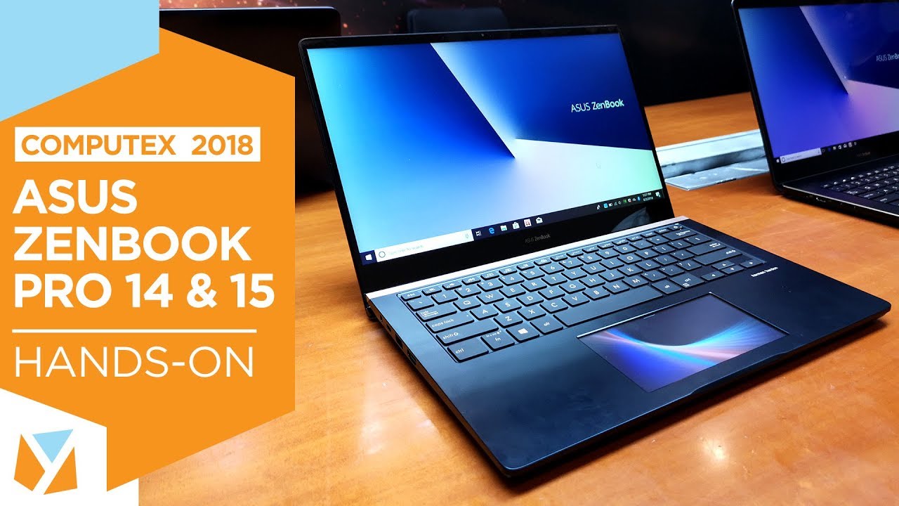 ASUS ZenBook Pro 14 and 15 Hands-On: Laptops with a screenpad!
