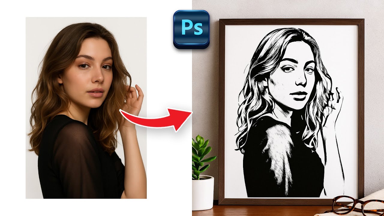 How to turn photos into pencil sketches using adobe Photoshop