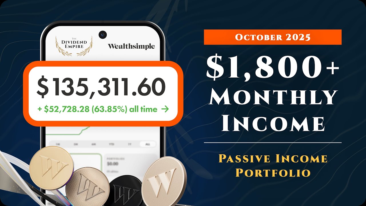 🎉 New Dashboard!  |  My $135K Wealthsimple Passive Income Stock Portfolio Review