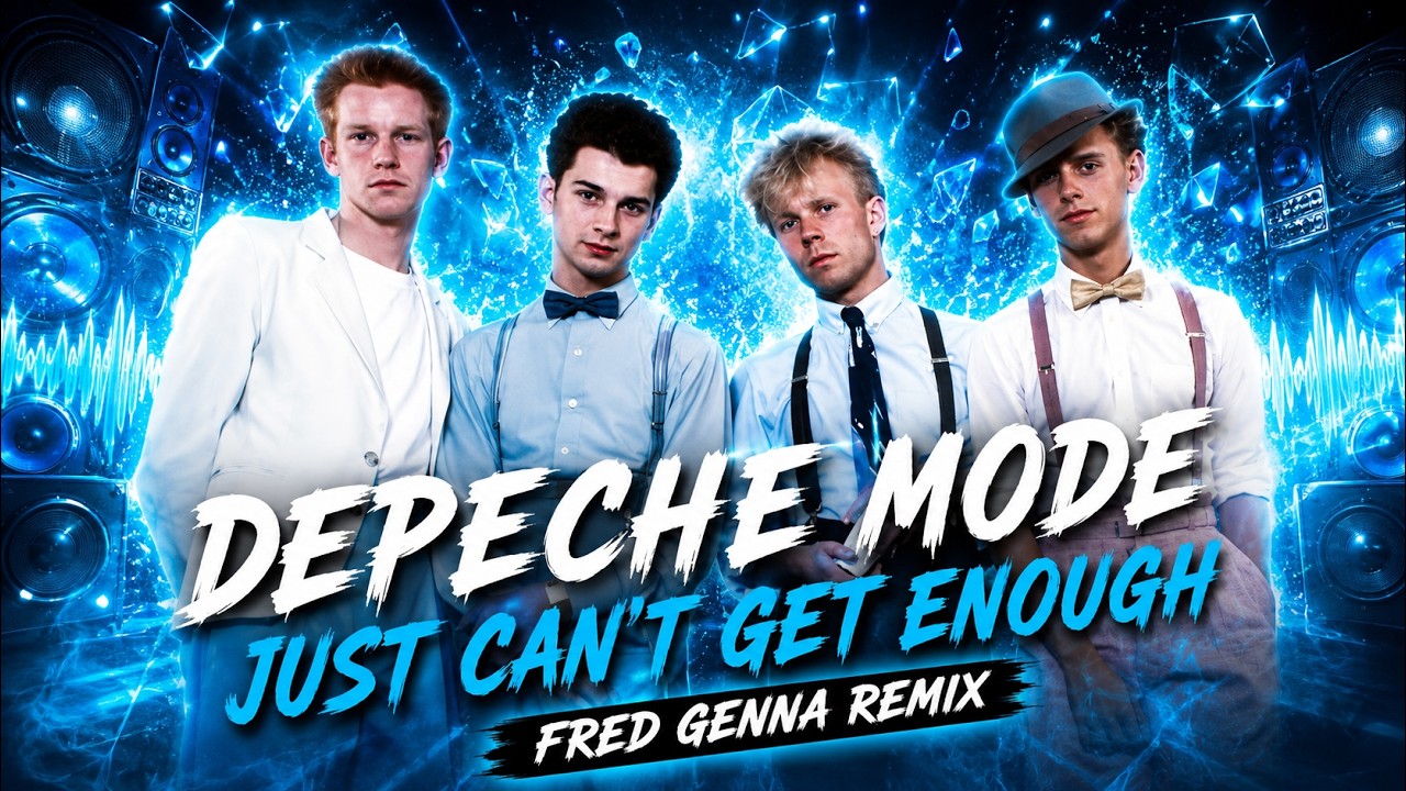 Depeche Mode - Just can't get enough 2026 (Fred Genna Remix) Clip 4K Intelligence Artificielle Dance