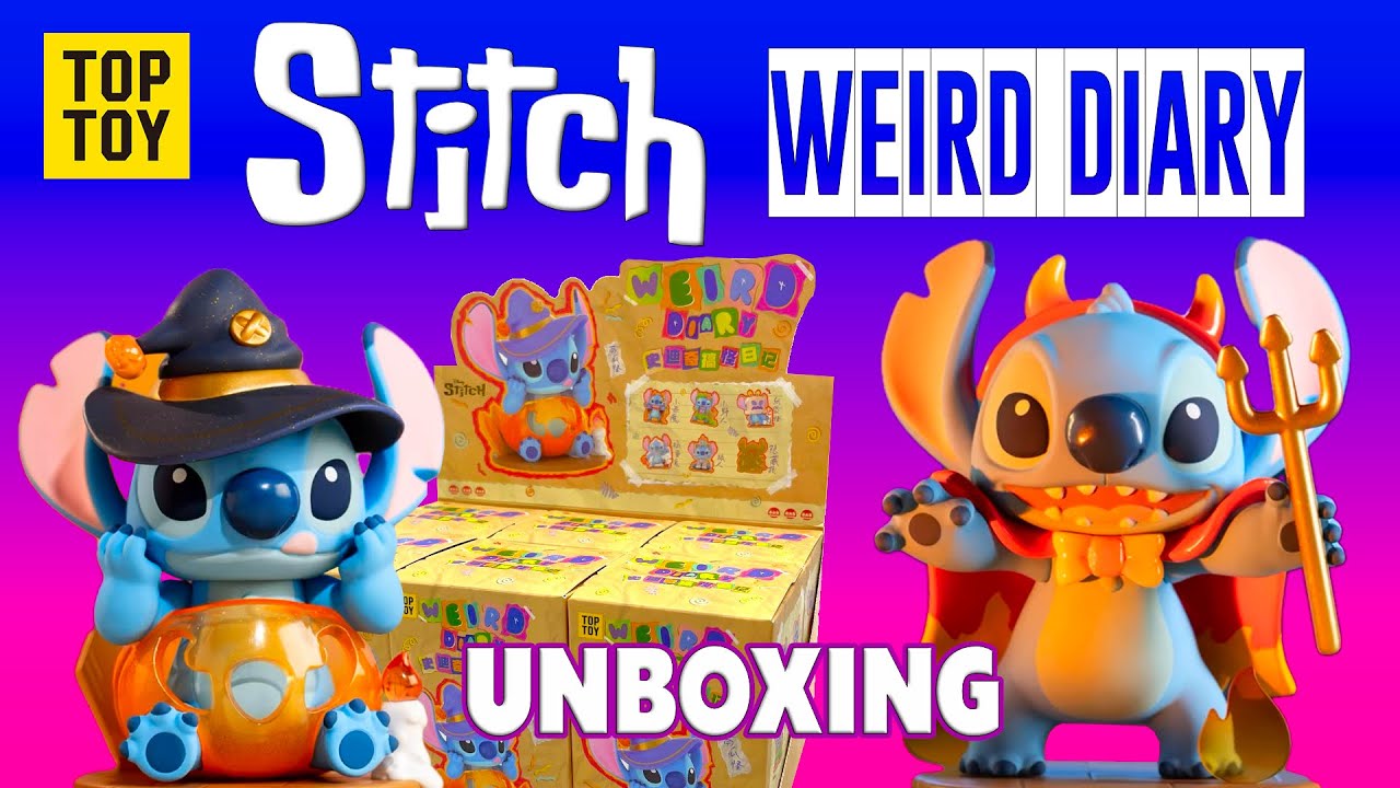 Top Toy Disney Stitch Weird Diary Figure Unboxing - Mystery Figure?