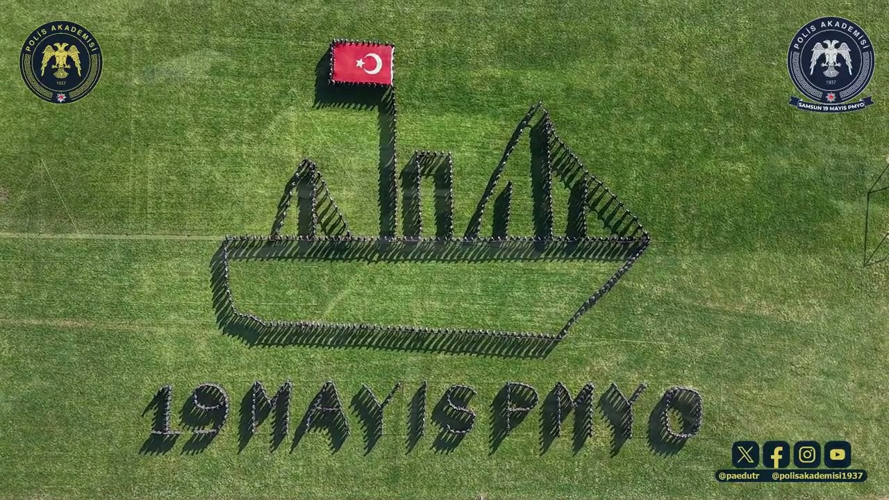 Samsun PMYO 19 Mayıs Atatürk’ü Anma Gençlik ve Spor Bayramı Koreografisi