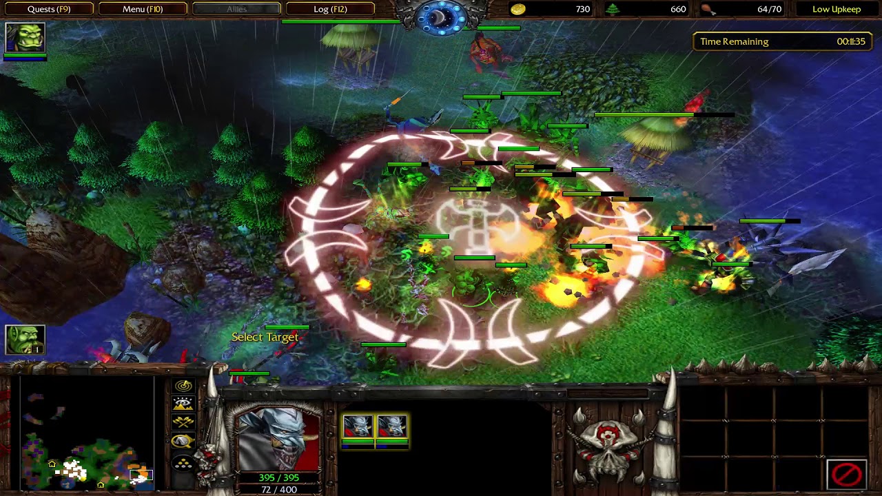 Warcraft 3 Reign of Chaos Exodus of the Horde Mission 5: Countdown to Extinction Hard