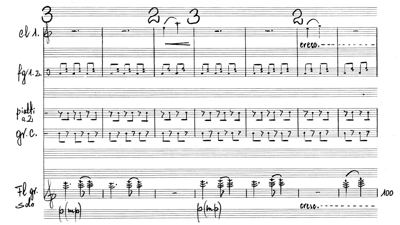 [Henryk Górecki] Concerto-Cantata for Flute and Orchestra (Score-Video)