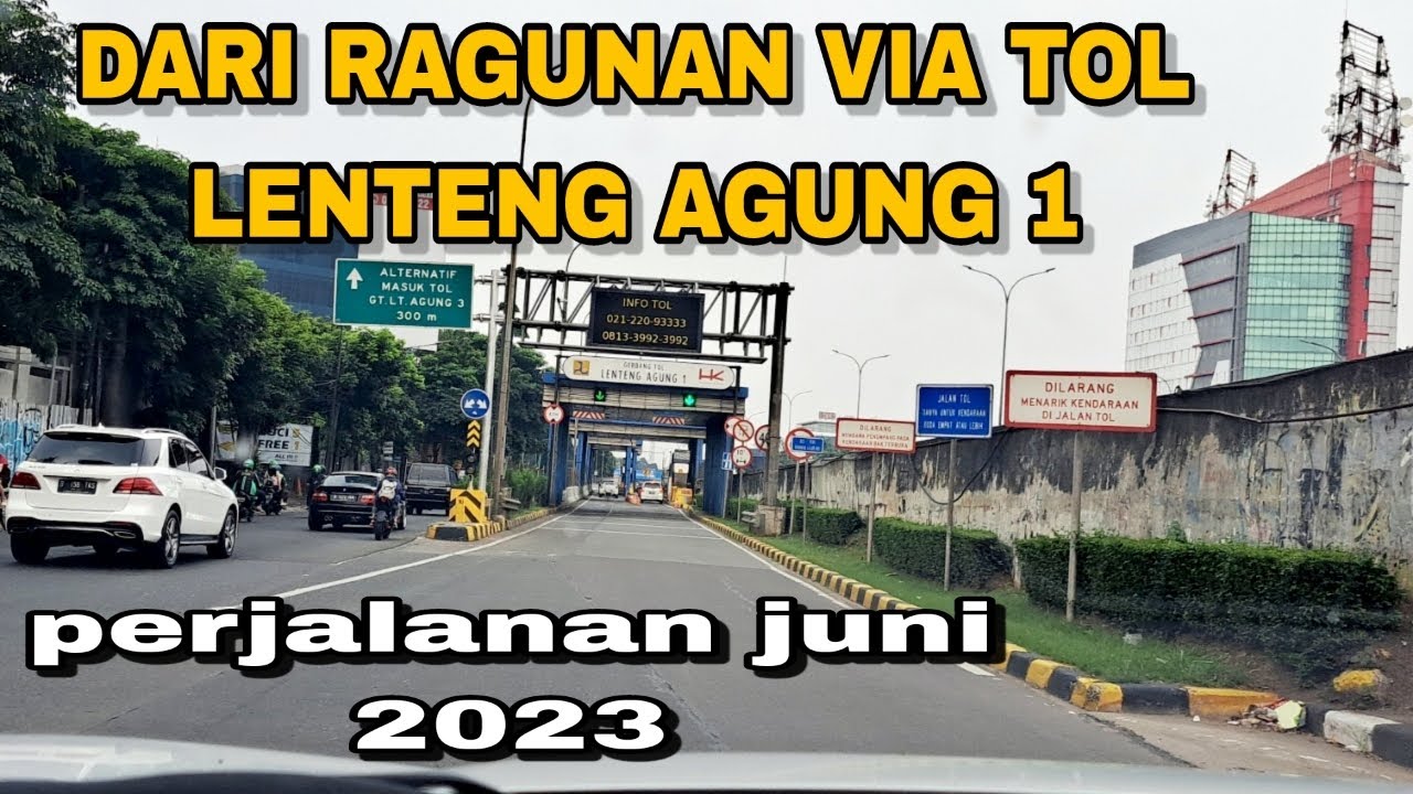 PETUNJUK ARAH PULANG DARI PINTU TIMUR  RAGUNAN VIA TOL LENTENG AGUNG 1 ‼️
