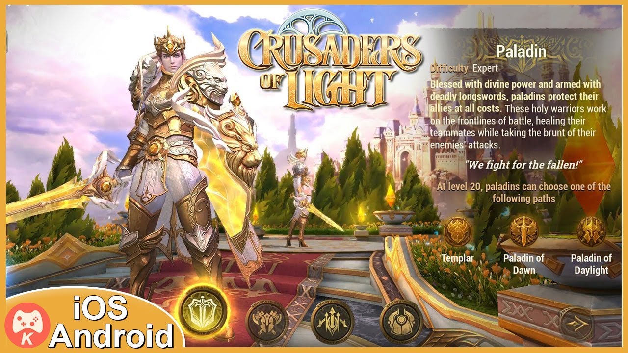 Crusaders of Light Paladin Gameplay Steam MMORPG