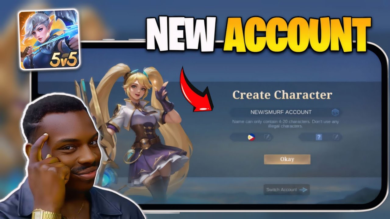 КАК СОЗДАТЬ НОВЫЙ АККАУНТ В MOBILE LEGENDS (2026)