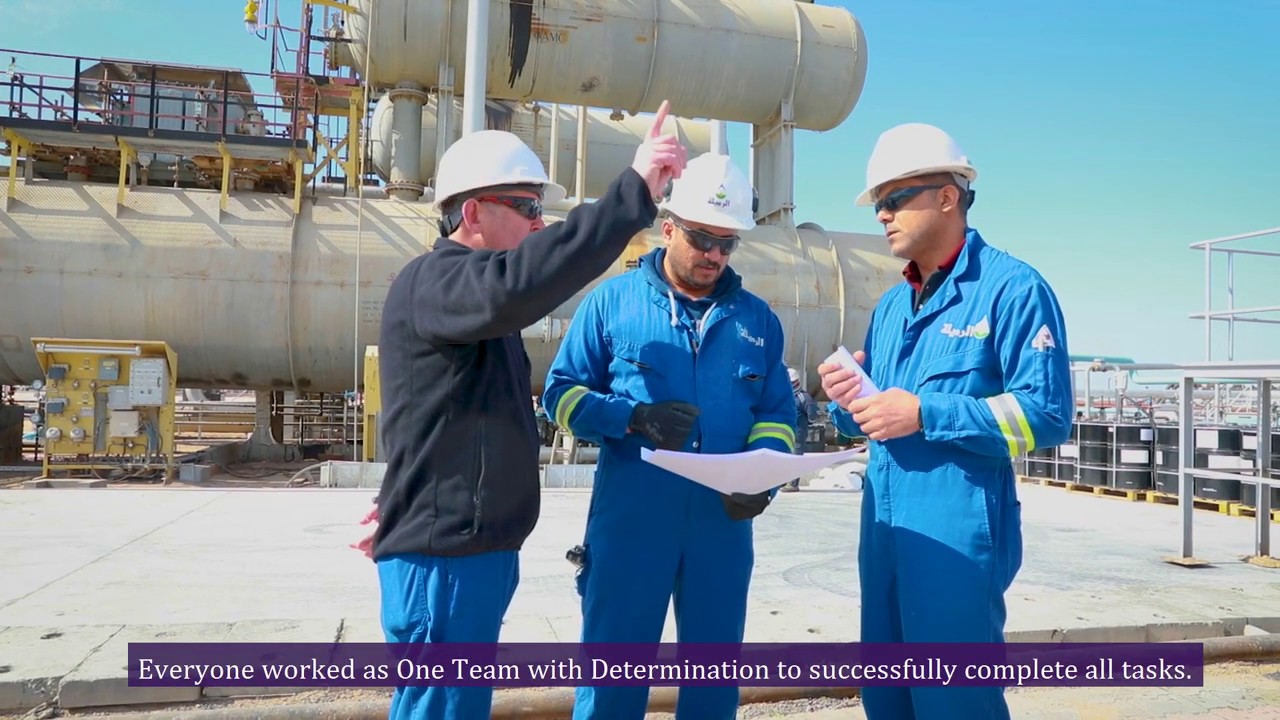 الإيقاف المبرمج لصيانة محطة العزل الخامسة Degassing Station 5 Turn-around