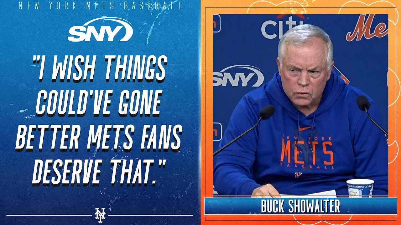 Buck Showalter announces he will not return as Mets manager next season | SNY