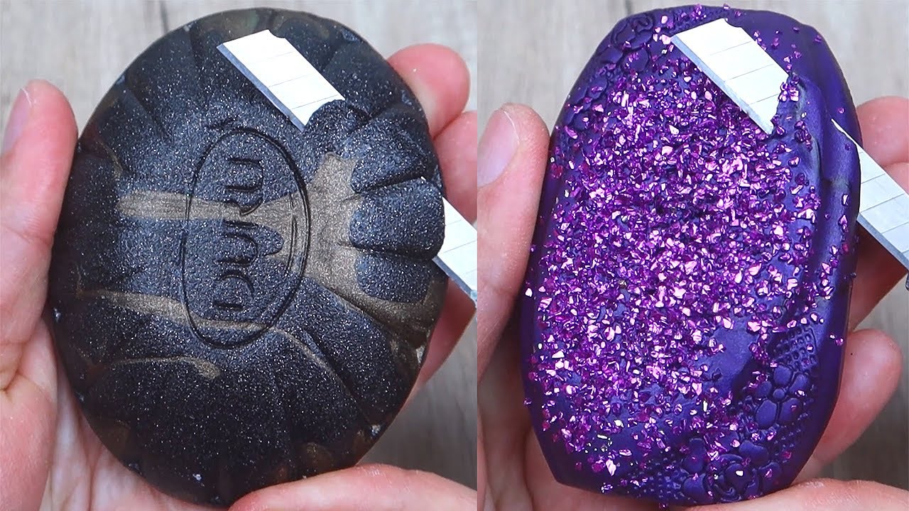 Relaxing Soap Cutting ASMR. Satisfying Soap and lipstick cutting. Corte de jabón - 1105