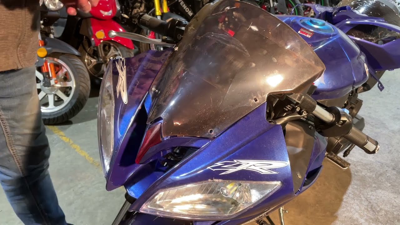 How to Replace a Front Fairing on the Venom x18R 200cc Automatic Motorcycle | Nose Cone Replacement