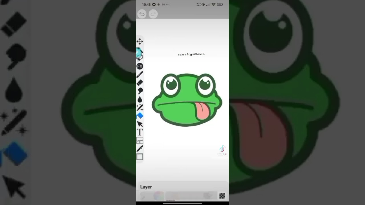 make a frog with me :