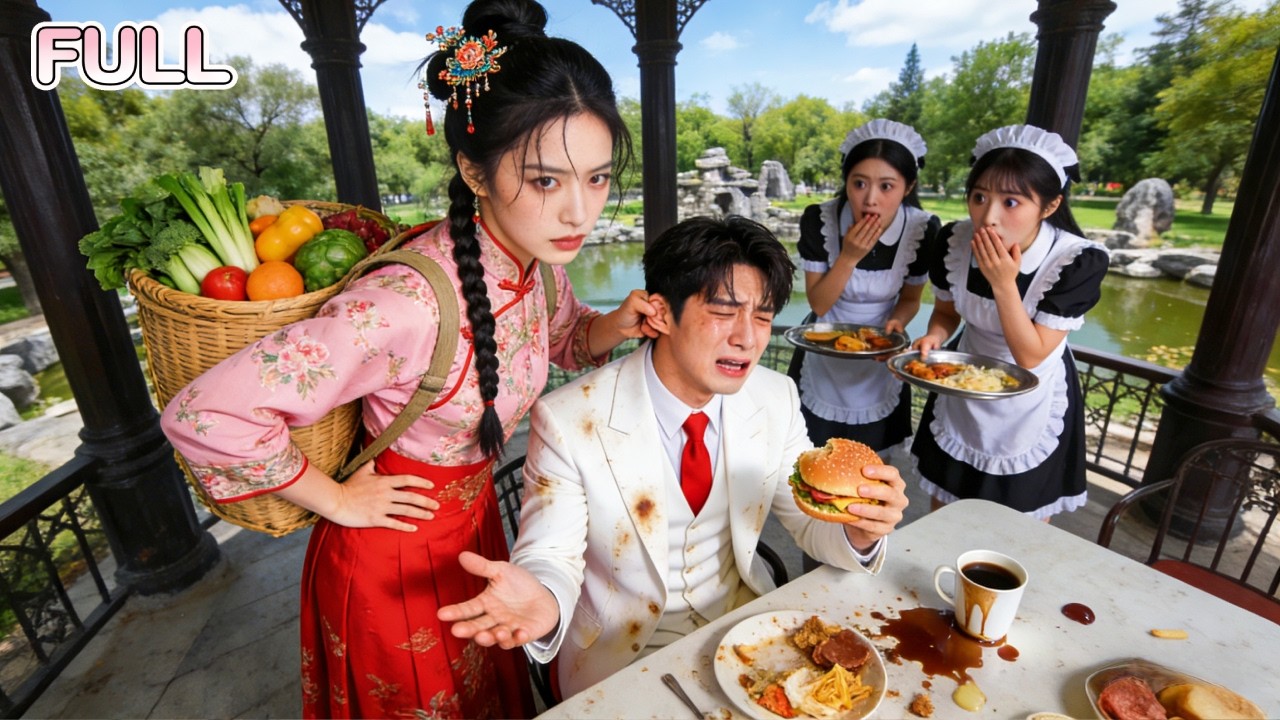 No One Dared to Scold CEO Wasted Food—Until a Village Girl Grabbed His Ear! He's Smitten!
