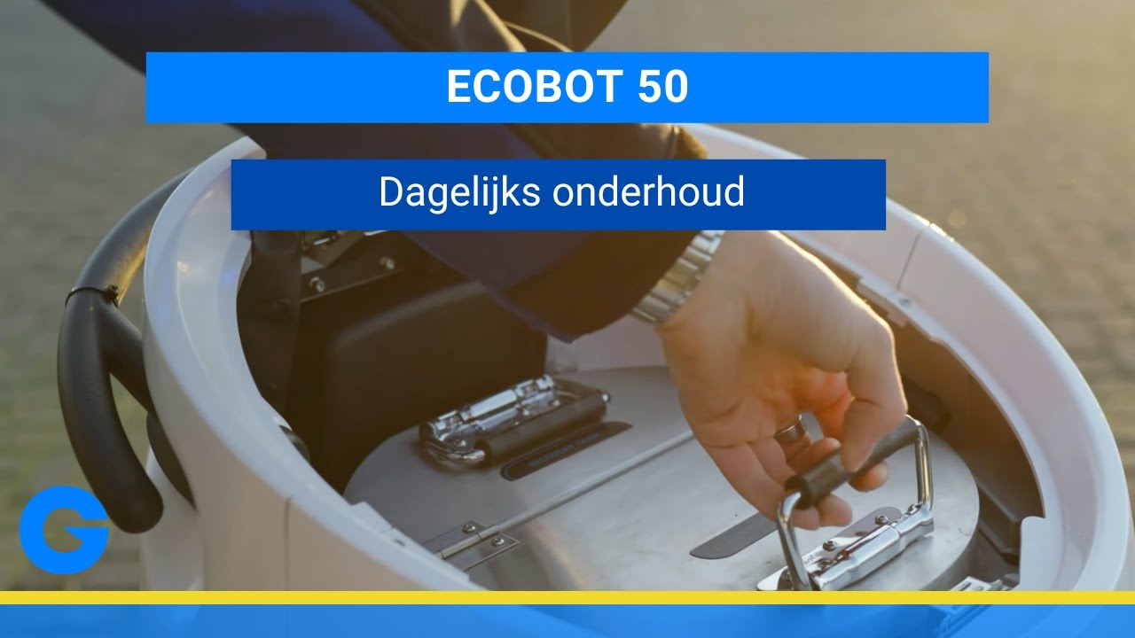 Ecobot 50 - Dagelijks onderhoud