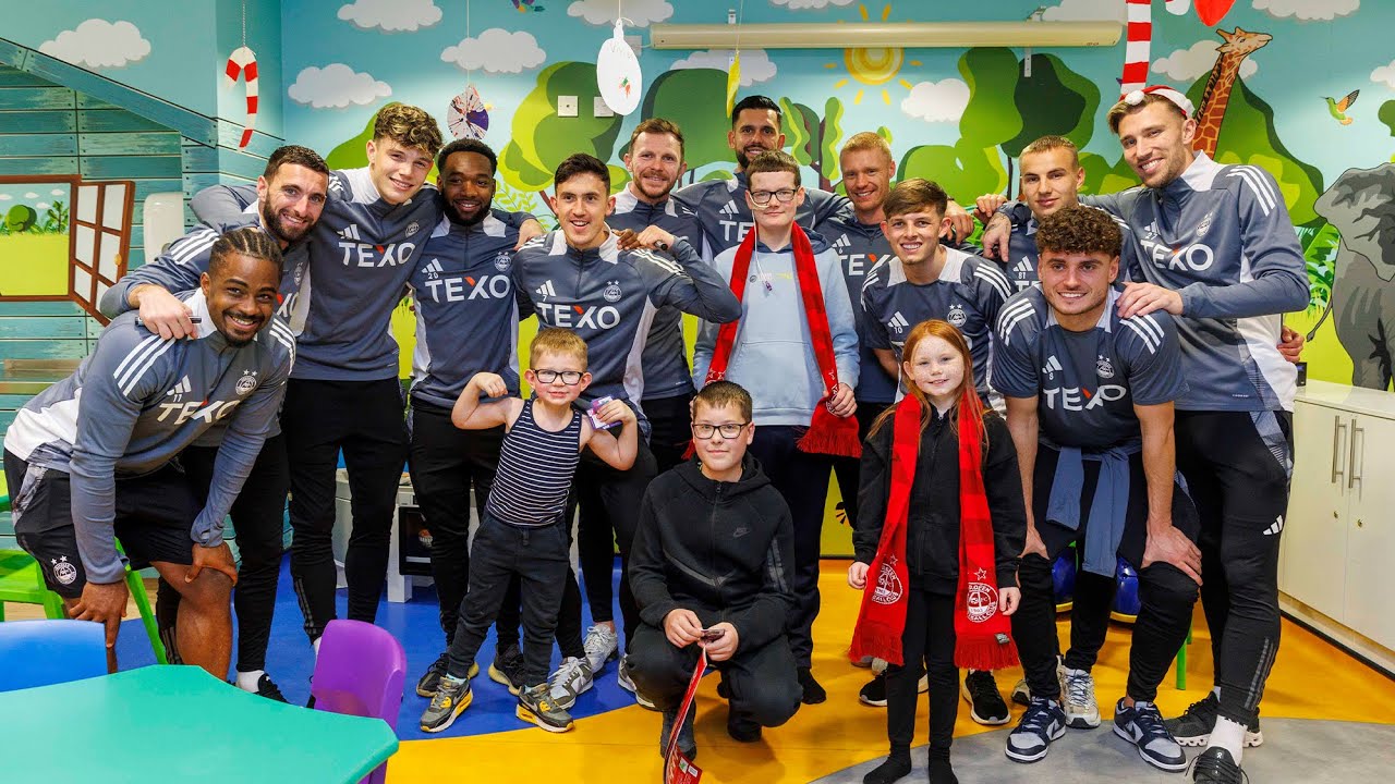 🎄 The Aberdeen Squad Visit the Royal Aberdeen Children's Hospital
