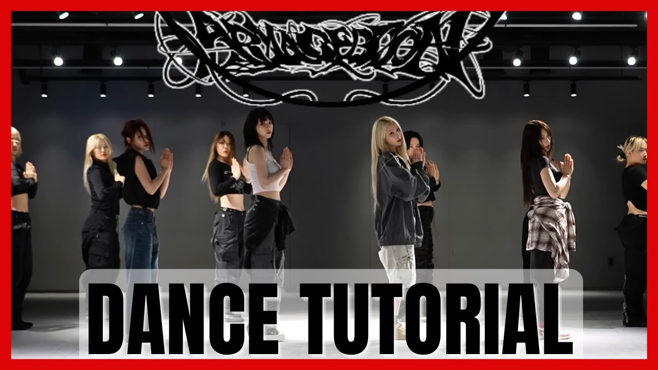 aespa - 'Armageddon' Dance Practice Mirrored Tutorial (SLOWED)