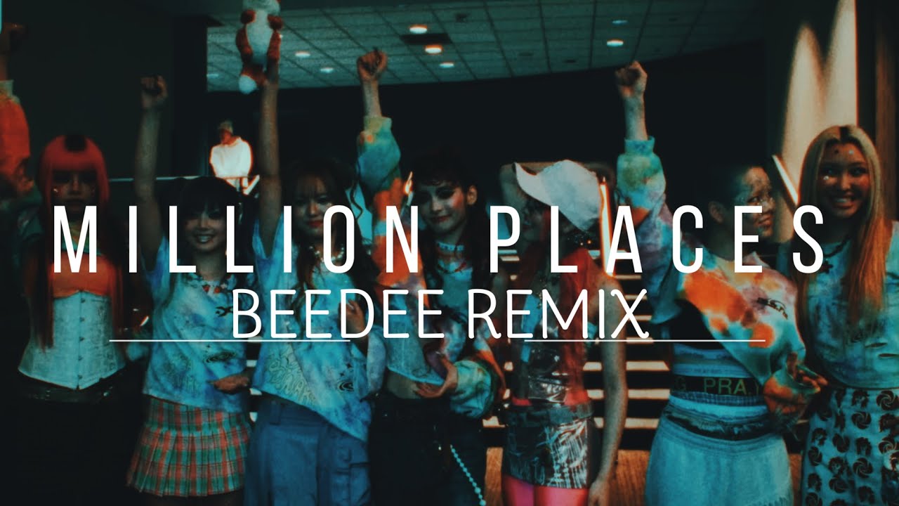 XG - MILLION PLACES (BEEDEE REMIX) | LYRICS VIDEO