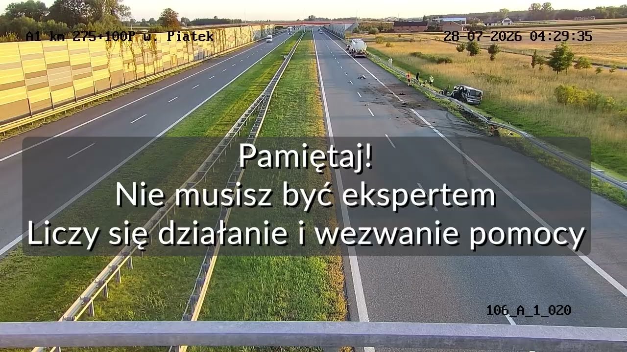 🚨 Gdy widzisz wypadek, nie odwracaj wzroku❗️