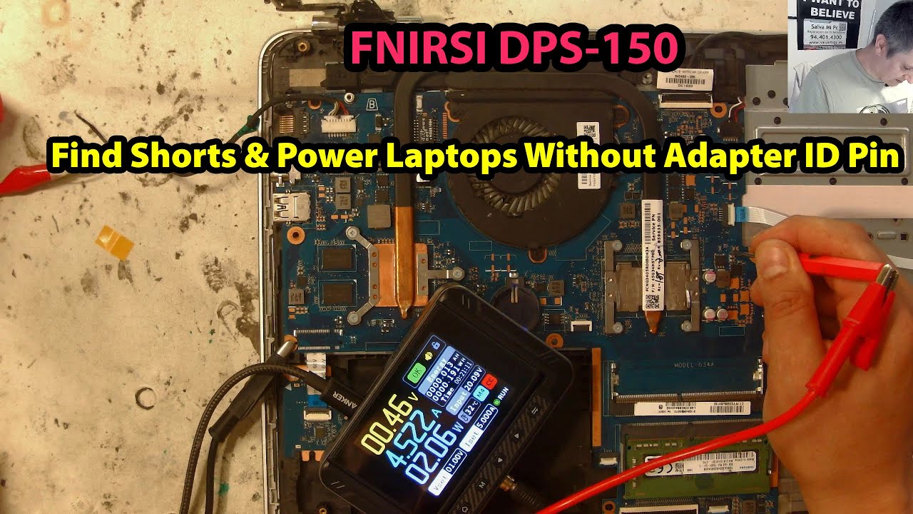Testing the FNIRSI DPS-150 – Find Shorts & Power Laptops Without Adapter ID Pin!  - Will it work?