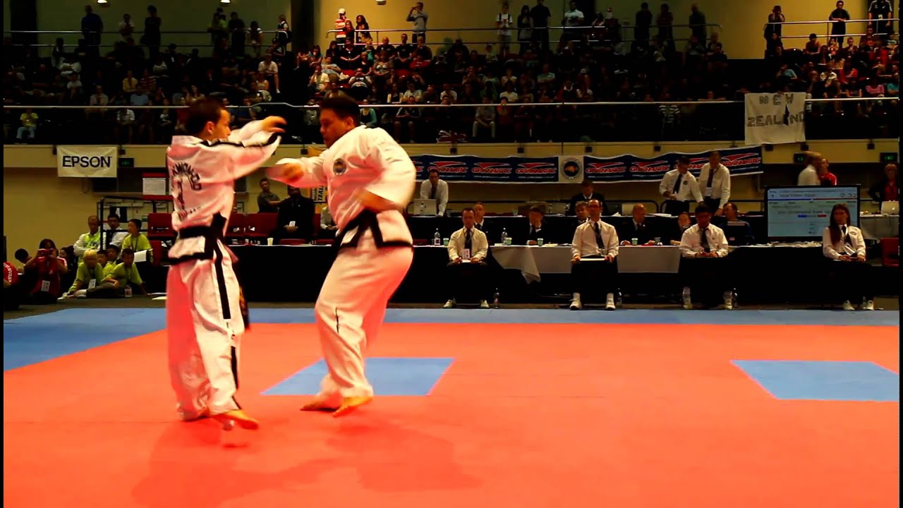 New Zealand senior pre-arranged sparring, world champions