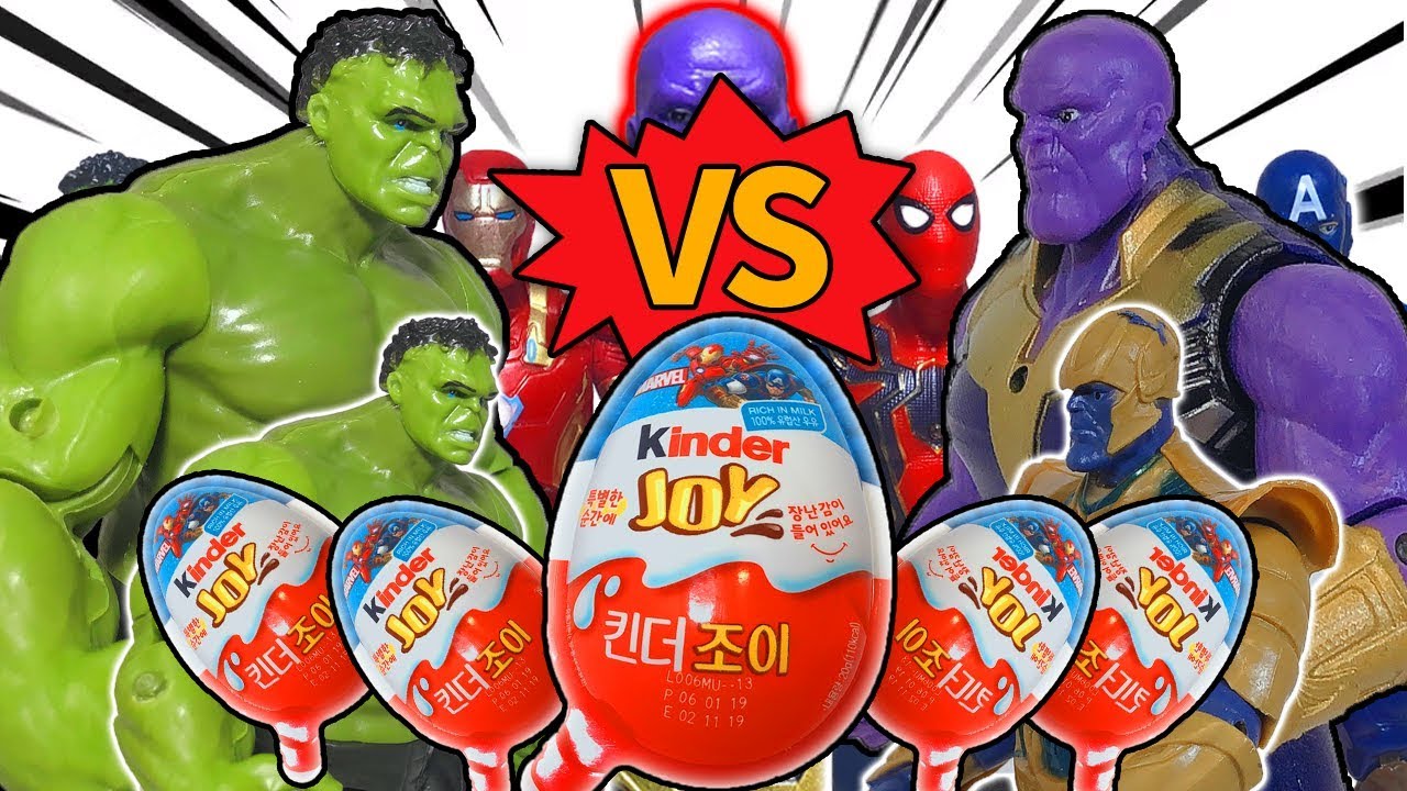 Marvel Avengers Kinder Joy Play  ❤️ superhero