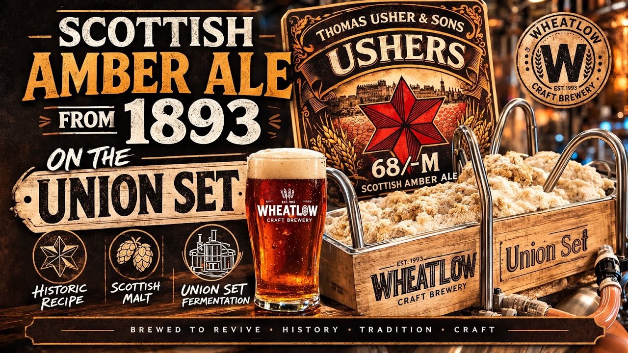 Шотландский янтарный эль 1893 года &ndash; сварен на смесителе Union Set с использованием дрожжей Fount...