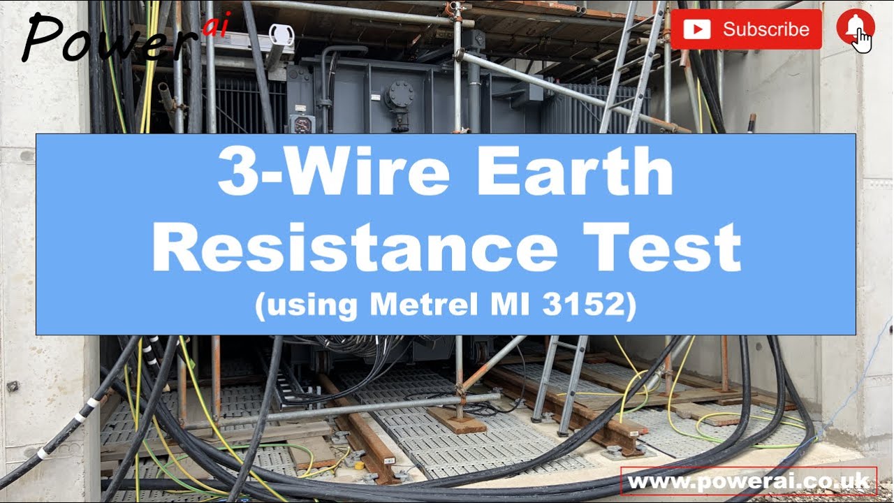 3-Wire Earth Resistance Tests using the Metrel Eurotest XC Multifunction Tester