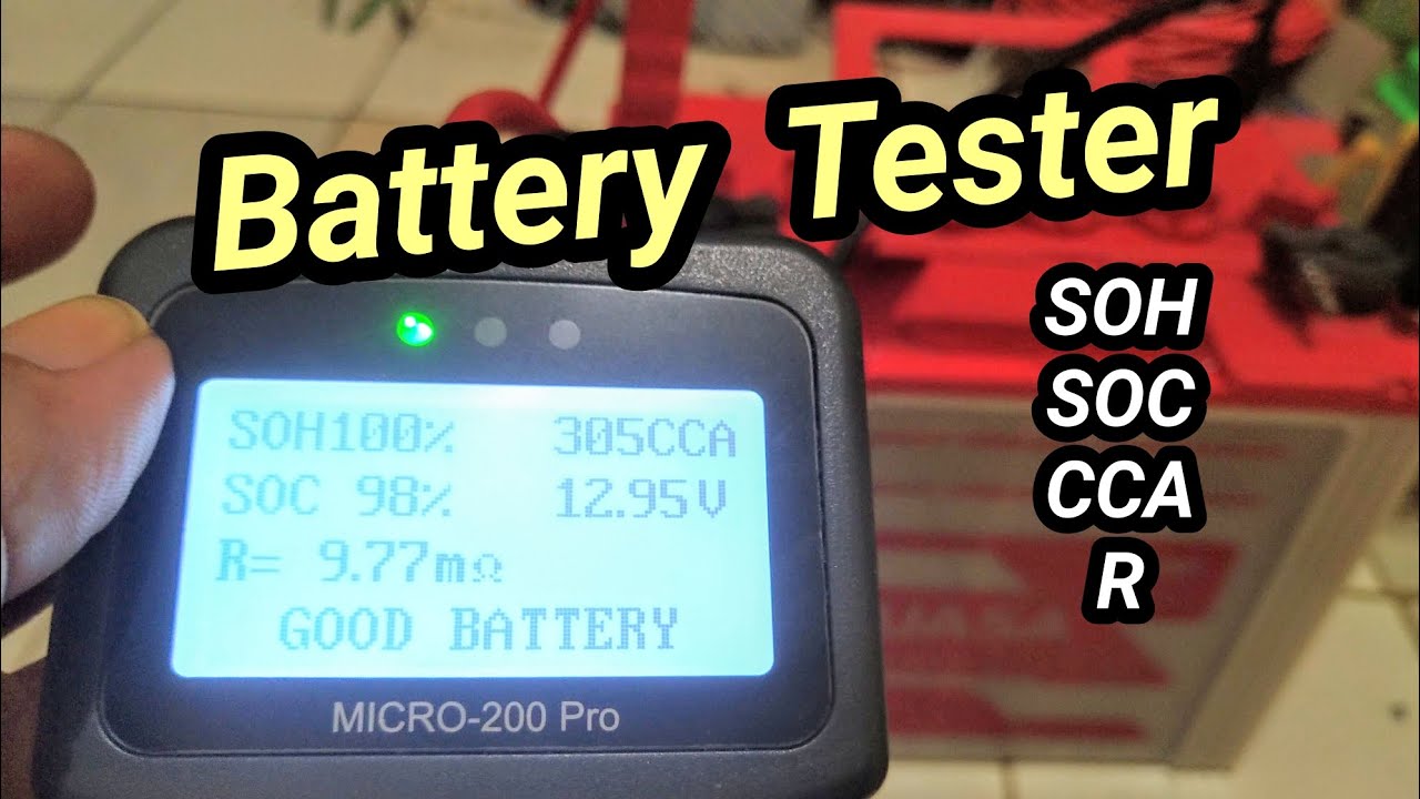 Battery Tester || CCA SOH SOC R