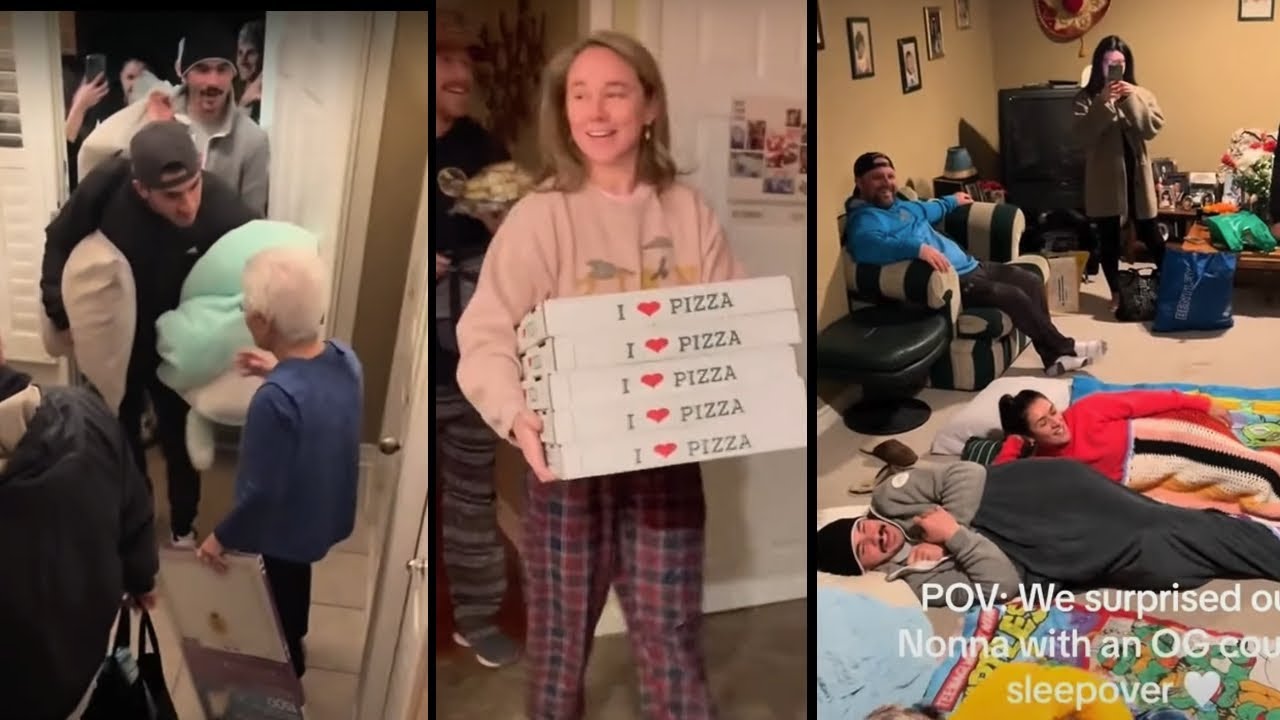 They Surprised their Grandparents with a SleepOver