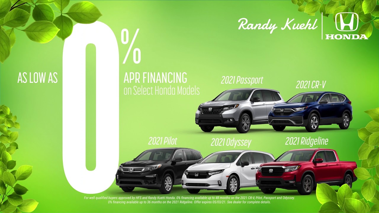 New Spring Offers Available NOW at Randy Kuehl Honda!