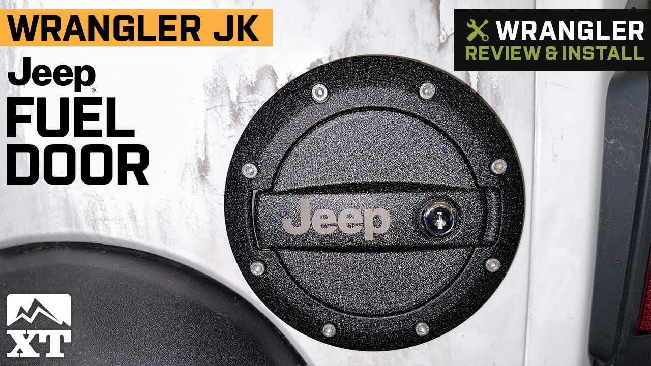 Jeep Wrangler JK Officially Licensed Jeep Locking Fuel Door Review & Install