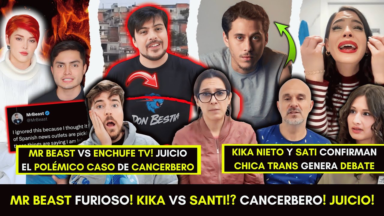 MR BEAST responde POLÉMICA! Caso CANSERBERO! KIKA vs SANTI!? Qué ocultan!? Gypsy LIBRE! Chica TRANS