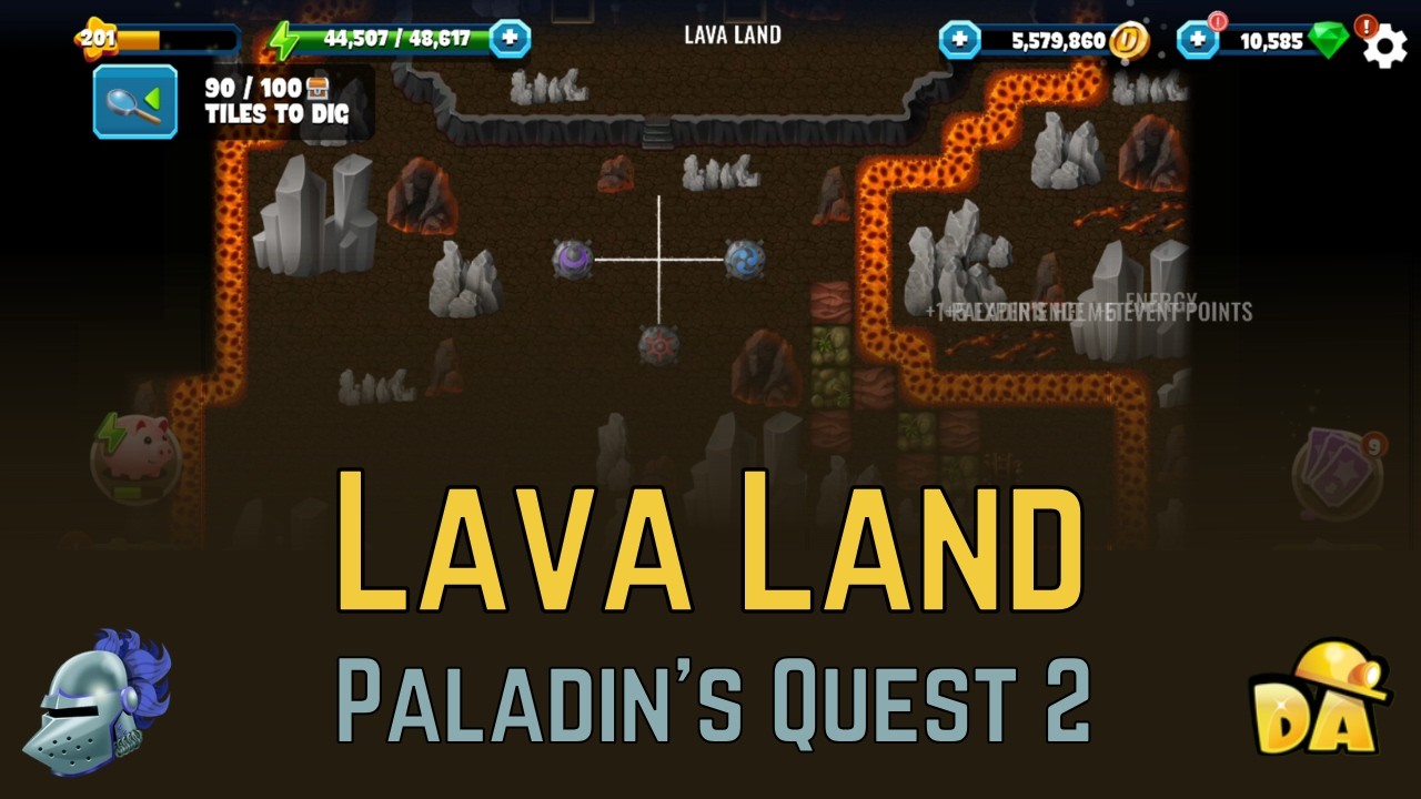 Lava Land - Paladin's Quest 2 - Diggy's Adventure