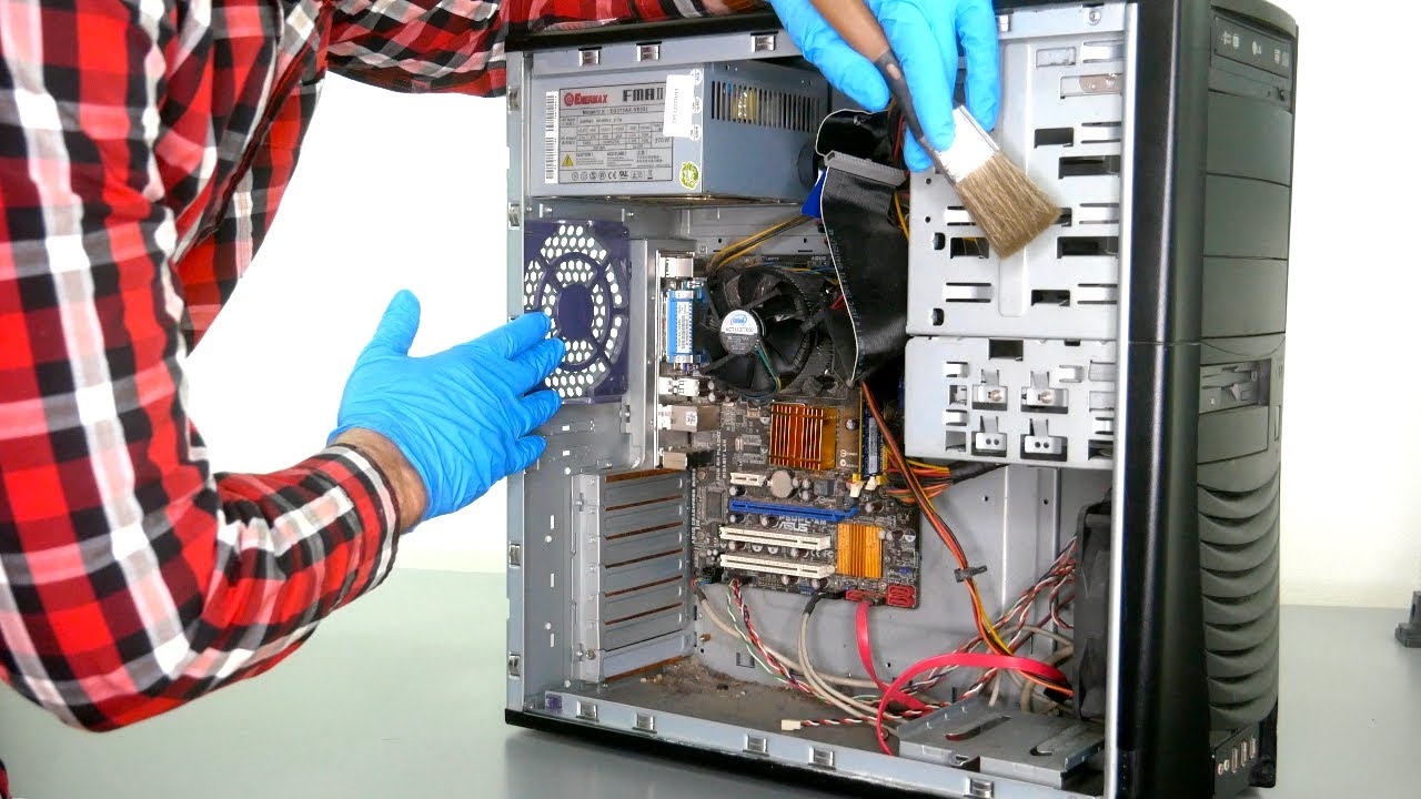 SATISFYING computer DEEP CLEANING